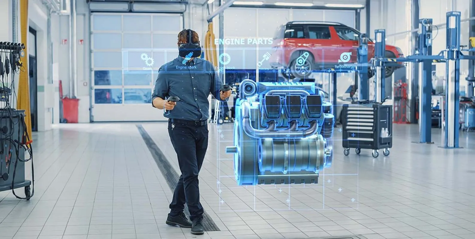 augmented reality (AR) in car maintenance and repair