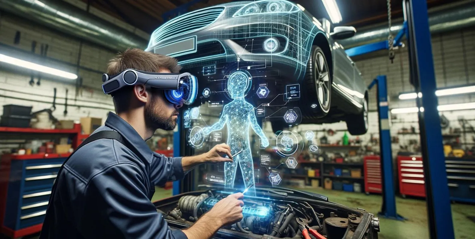 augmented reality (AR) in car maintenance and repair